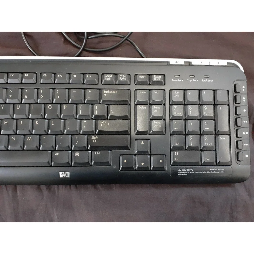 used HP Keyboard & NEW TV Tuner kit Hewlett Packard
